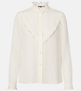 Marcela ruffled silk shirt | Nili Lotan