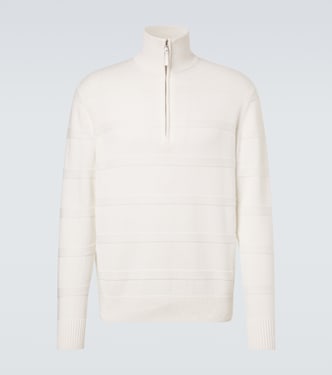 Cotton and cashmere turtleneck sweater | Allude