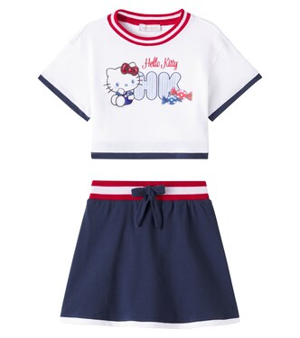 x Hello Kitty T-shirt and skirt set | Monnalisa