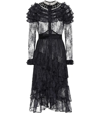 Crystal-embellished lace dress | Dodo Bar Or
