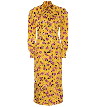 Abito midi in seta jacquard | Alessandra Rich