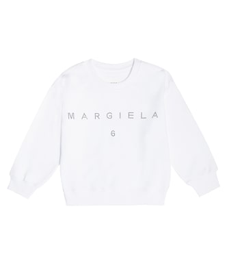 Logo cotton sweatshirt | MM6 Maison Margiela Kids
