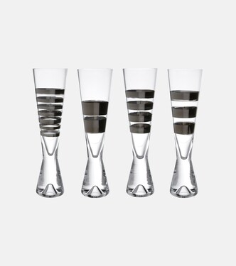 Tank set of 4 champagne flute glasses | Tom Dixon