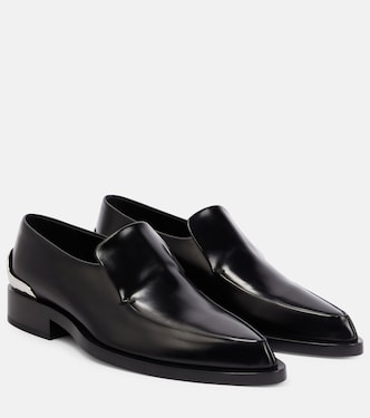 Embellished leather loafers | Jil Sander