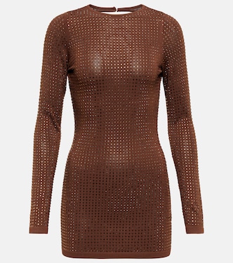 Crystal-embellished minidress | Aya Muse
