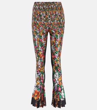 Pantalones florales de tiro alto | Sacai