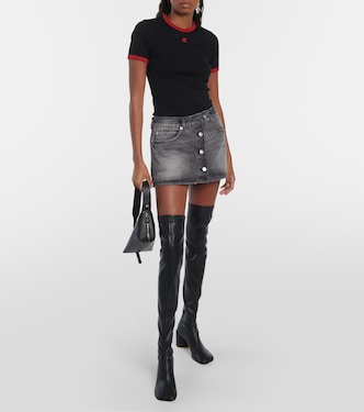 Denim miniskirt | Courrèges