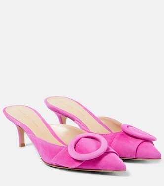 Mules Portofino en daim | Gianvito Rossi