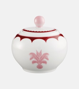 Jaipur porcelain sugar bowl | Aquazzura Casa