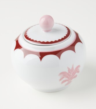 Jaipur porcelain sugar bowl | Aquazzura Casa