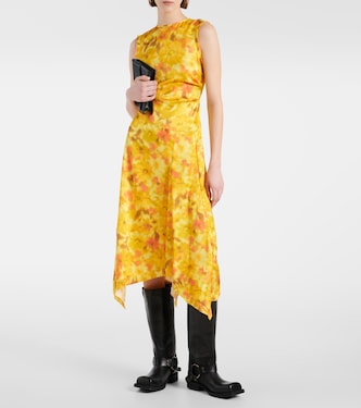 Robe midi à fleurs | Acne Studios