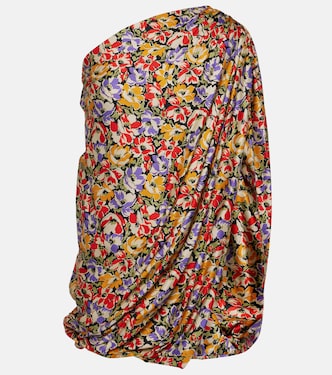 Robe asymétrique à fleurs | Stella McCartney