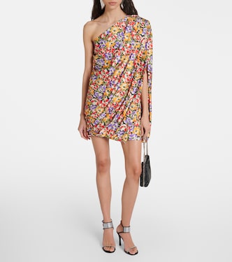 Robe asymétrique à fleurs | Stella McCartney