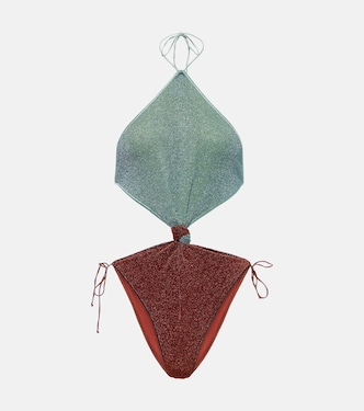 Lumière Bicolor Knot Maillot swimsuit | Oséree