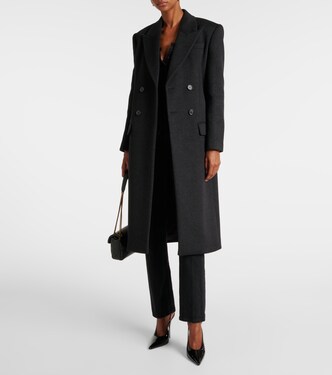 Abrigo de fieltro de cachemir y lana | Saint Laurent