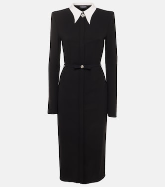 Vestido midi de jersey | Versace