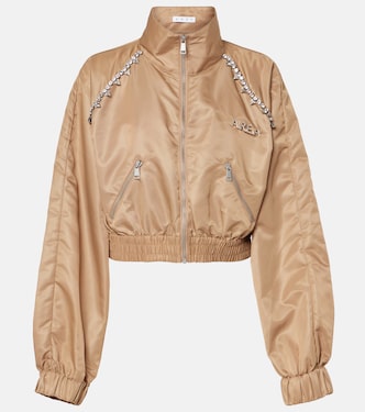 Chaqueta deportiva con cristales y logo | Area