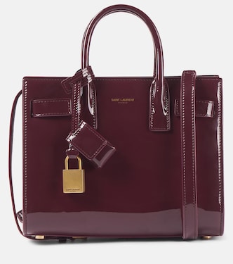 Sac De Jour Nano patent leather tote bag | Saint Laurent