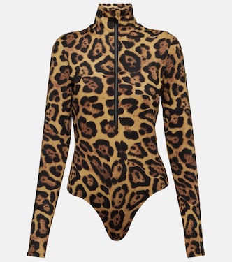 Cathy leopard-print ski bodysuit | Goldbergh