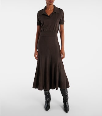 Morgane wool-blend polo shirt | Khaite