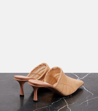 Mules Lotta 65 in tulle con ruches | Jimmy Choo