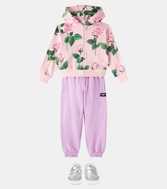 Pantalon de survêtement en coton à logo | Dolce&Gabbana Kids