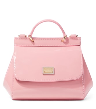 Bolso cruzado Sicily Mini de charol | Dolce&Gabbana Kids