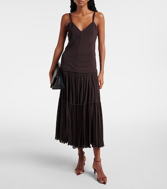 Blusa con cuello en pico | Jil Sander