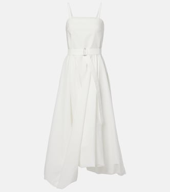 Abito midi in misto cotone | Brunello Cucinelli