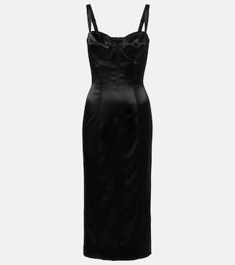 Midikleid aus Satin | Dolce&Gabbana