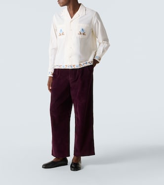 Chemise Nouveau Vine en coton | Bode