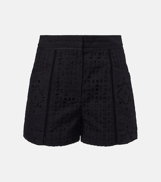 Fabian embellished cotton shorts | Veronica Beard