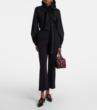 Teismo jersey cropped pants | Max Mara