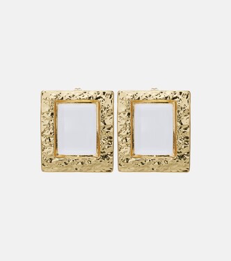18kt gold-plated earrings | Rebecca Vallance