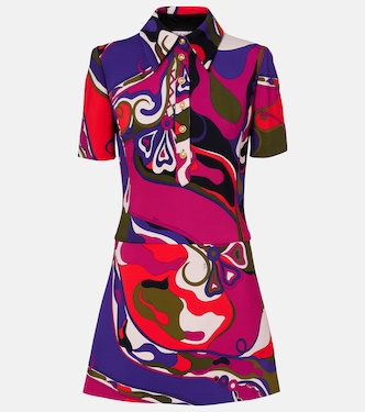 Vestido corto Orchidee | Pucci