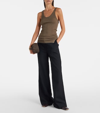 Ella ribbed-knit wool tank top | Calvin Klein