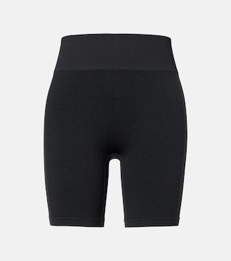 x On ribbed-knit biker shorts | Loewe
