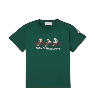 T-Shirt Mon Duck aus Baumwoll-Jersey | Moncler Enfant