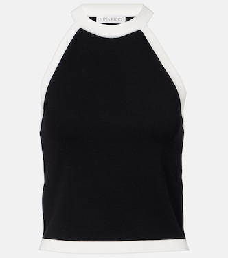 Ribbed-knit halterneck top | Nina Ricci