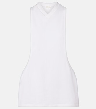 Cotton-blend jersey tank top | Versace