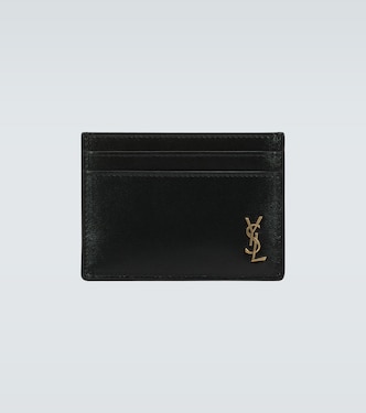 Tiny Cassandre leather card holder | Saint Laurent
