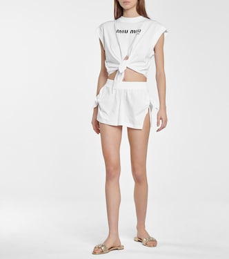 Short en coton | Miu Miu