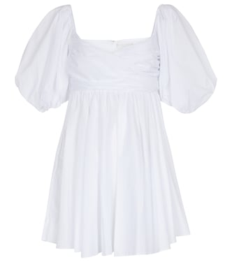 Brie cotton-blend poplin minidress | Caroline Constas