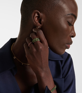 Ring Essential aus 18kt Gelbgold mit Granat | Shay Jewelry