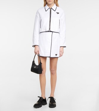Veste raccourcie en coton | Prada