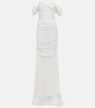 Walter off-shoulder gown | Norma Kamali