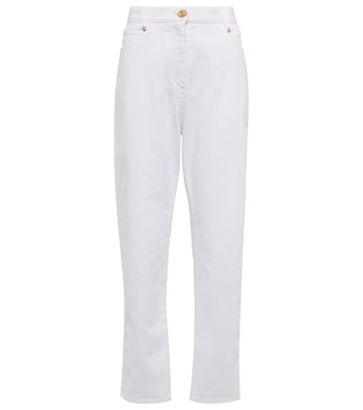 High-Rise Tapered Jeans | Balmain