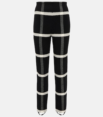 Leggings en mezcla de lana a cuadros | Alaïa