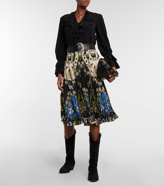 Falda midi plisada estampada | Etro