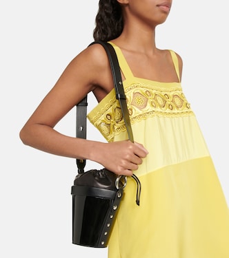 Fire Mini leather bucket bag | Maison Margiela